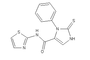 3-phenyl-N-thiazol-2-yl-2-thioxo-4-imidazoline-4-carboxamide