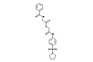 2-benzamidoacetic Acid [2-keto-2-(4-pyrrolidinosulfonylanilino)ethyl] Ester