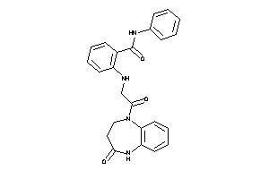 2-[[2-keto-2-(4-keto-3,5-dihydro-2H-1,5-benzodiazepin-1-yl)ethyl]amino]-N-phenyl-benzamide