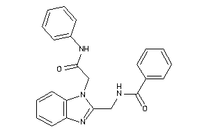 N-[[1-(2-anilino-2-keto-ethyl)benzimidazol-2-yl]methyl]benzamide