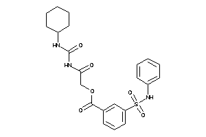 Image of 3-(phenylsulfamoyl)benzoic Acid [2-(cyclohexylcarbamoylamino)-2-keto-ethyl] Ester