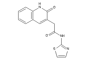 2-(2-keto-1H-quinolin-3-yl)-N-thiazol-2-yl-acetamide