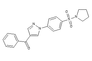 Phenyl-[1-(4-pyrrolidinosulfonylphenyl)pyrazol-4-yl]methanone