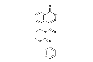 Image of 4-(2-phenylimino-1,3-thiazinane-3-carbonyl)-2H-phthalazin-1-one