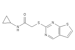 N-cyclopropyl-2-(thieno[2,3-d]pyrimidin-2-ylthio)acetamide