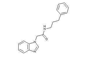 2-(benzimidazol-1-yl)-N-(3-phenylpropyl)acetamide