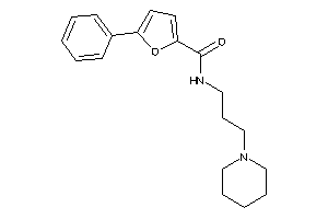 5-phenyl-N-(3-piperidinopropyl)-2-furamide