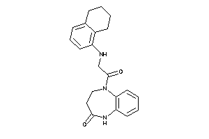 1-[2-(tetralin-5-ylamino)acetyl]-3,5-dihydro-2H-1,5-benzodiazepin-4-one