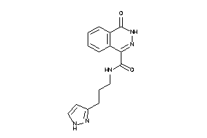 4-keto-N-[3-(1H-pyrazol-3-yl)propyl]-3H-phthalazine-1-carboxamide