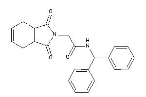 N-benzhydryl-2-(1,3-diketo-3a,4,7,7a-tetrahydroisoindol-2-yl)acetamide