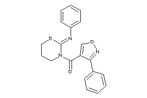 (2-phenylimino-1,3-thiazinan-3-yl)-(3-phenylisoxazol-4-yl)methanone