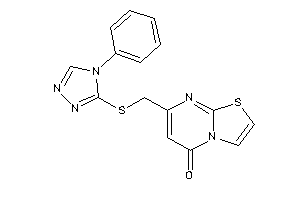 7-[[(4-phenyl-1,2,4-triazol-3-yl)thio]methyl]thiazolo[3,2-a]pyrimidin-5-one