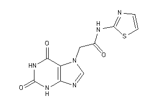 2-(2,6-diketo-3H-purin-7-yl)-N-thiazol-2-yl-acetamide