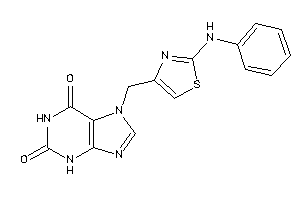 7-[(2-anilinothiazol-4-yl)methyl]xanthine