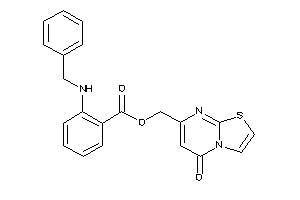 2-(benzylamino)benzoic Acid (5-ketothiazolo[3,2-a]pyrimidin-7-yl)methyl Ester