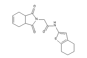 2-(1,3-diketo-3a,4,7,7a-tetrahydroisoindol-2-yl)-N-(4,5,6,7-tetrahydrobenzothiophen-2-yl)acetamide