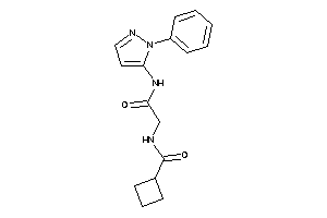 N-[2-keto-2-[(2-phenylpyrazol-3-yl)amino]ethyl]cyclobutanecarboxamide