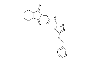 N-[5-(benzylthio)-1,3,4-thiadiazol-2-yl]-2-(1,3-diketo-3a,4,7,7a-tetrahydroisoindol-2-yl)acetamide