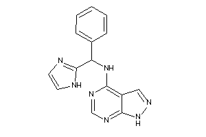 [1H-imidazol-2-yl(phenyl)methyl]-(1H-pyrazolo[3,4-d]pyrimidin-4-yl)amine