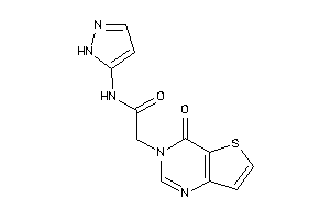2-(4-ketothieno[3,2-d]pyrimidin-3-yl)-N-(1H-pyrazol-5-yl)acetamide