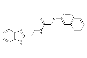 N-[2-(1H-benzimidazol-2-yl)ethyl]-2-(2-naphthoxy)acetamide