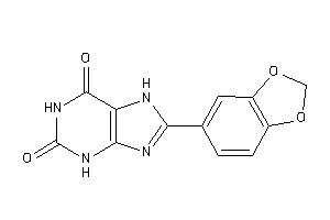 8-(1,3-benzodioxol-5-yl)-7H-xanthine