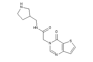 2-(4-ketothieno[3,2-d]pyrimidin-3-yl)-N-(pyrrolidin-3-ylmethyl)acetamide