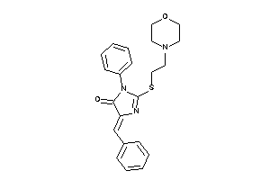 Image of 5-benzal-2-(2-morpholinoethylthio)-3-phenyl-2-imidazolin-4-one