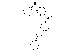 1-piperidino-2-[4-(6,7,8,9-tetrahydro-5H-carbazole-3-carbonyl)piperazino]ethanone