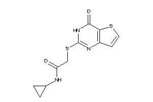 Image of N-cyclopropyl-2-[(4-keto-3H-thieno[3,2-d]pyrimidin-2-yl)thio]acetamide