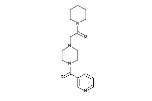 2-(4-nicotinoylpiperazino)-1-piperidino-ethanone