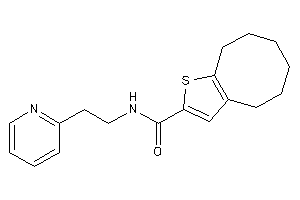 N-[2-(2-pyridyl)ethyl]-4,5,6,7,8,9-hexahydrocycloocta[b]thiophene-2-carboxamide