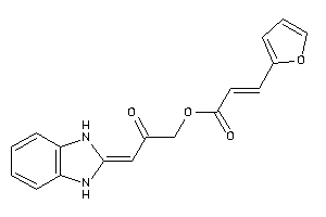 Image of 3-(2-furyl)acrylic Acid [3-(1,3-dihydrobenzimidazol-2-ylidene)-2-keto-propyl] Ester