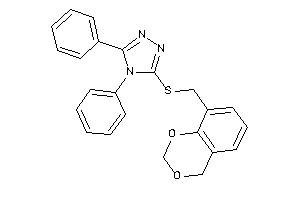 3-(4H-1,3-benzodioxin-8-ylmethylthio)-4,5-diphenyl-1,2,4-triazole