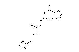 2-[(4-keto-3H-thieno[3,2-d]pyrimidin-2-yl)thio]-N-[2-(3-thienyl)ethyl]acetamide