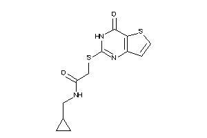 Image of N-(cyclopropylmethyl)-2-[(4-keto-3H-thieno[3,2-d]pyrimidin-2-yl)thio]acetamide