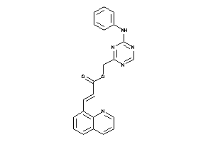 3-(8-quinolyl)acrylic Acid (4-anilino-s-triazin-2-yl)methyl Ester