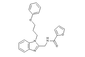 N-[[1-(3-phenoxypropyl)benzimidazol-2-yl]methyl]-2-furamide