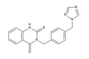 Image of 2-thioxo-3-[4-(1,2,4-triazol-1-ylmethyl)benzyl]-1H-quinazolin-4-one