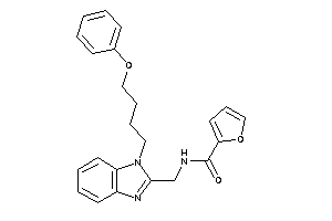 N-[[1-(4-phenoxybutyl)benzimidazol-2-yl]methyl]-2-furamide