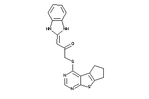 1-(1,3-dihydrobenzimidazol-2-ylidene)-3-(BLAHylthio)acetone