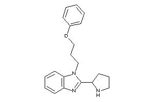 1-(3-phenoxypropyl)-2-pyrrolidin-2-yl-benzimidazole