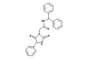 N-benzhydryl-2-(2,5-diketo-4-phenyl-imidazolidin-1-yl)acetamide