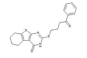 2-[(4-keto-4-phenyl-butyl)thio]-5,6,7,8-tetrahydro-3H-benzothiopheno[2,3-d]pyrimidin-4-one