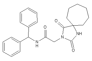 N-benzhydryl-2-(2,4-diketo-1,3-diazaspiro[4.6]undecan-3-yl)acetamide