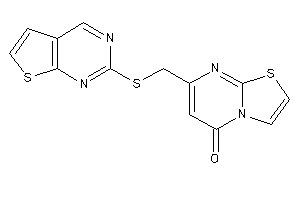 Image of 7-[(thieno[2,3-d]pyrimidin-2-ylthio)methyl]thiazolo[3,2-a]pyrimidin-5-one