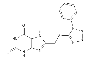 8-[[(1-phenyltetrazol-5-yl)thio]methyl]-7H-xanthine