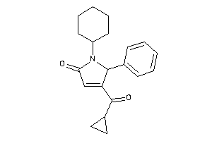 1-cyclohexyl-4-(cyclopropanecarbonyl)-5-phenyl-3-pyrrolin-2-one