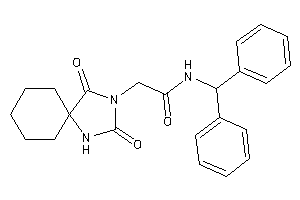 N-benzhydryl-2-(2,4-diketo-1,3-diazaspiro[4.5]decan-3-yl)acetamide