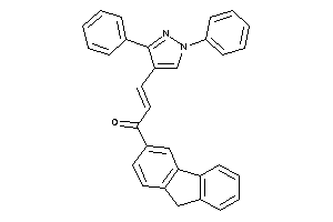 3-(1,3-diphenylpyrazol-4-yl)-1-(9H-fluoren-3-yl)prop-2-en-1-one